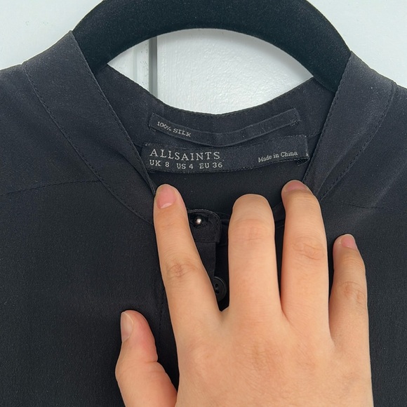 All Saints 100% silk dress - Picture 4 of 6